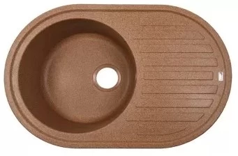 Кухонная мойка Lemark цвет: терракот, размер чаши: Ø410х210 (LM-18L-307) Кухонная мойка Lemark цвет: терракот, размер чаши: Ø410х210 (LM-18L-307) - фото 1