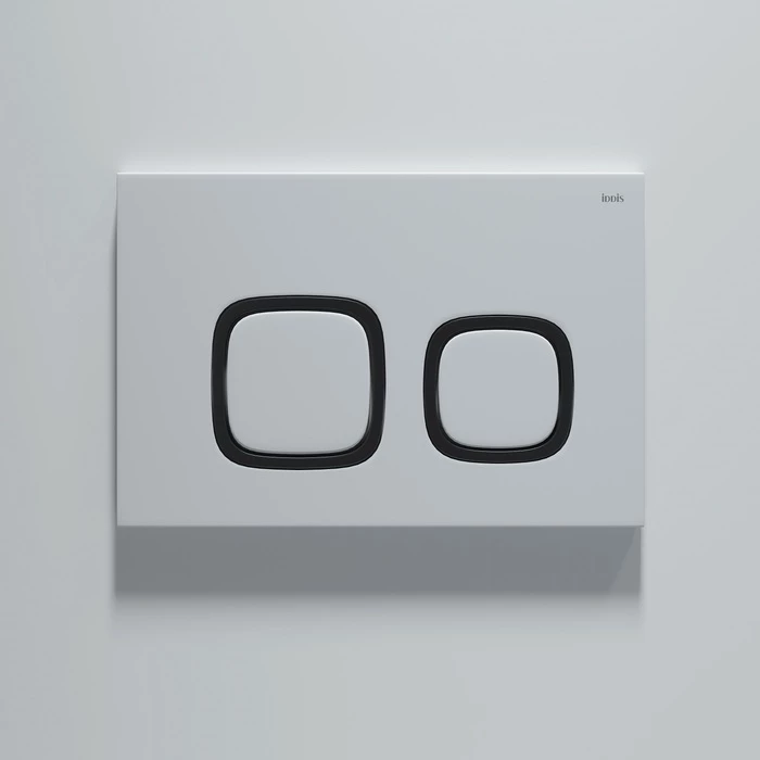Клавиша смыва IDDIS Unifix универсальная, белая 004 (UNIS4WBi77) - фото 2
