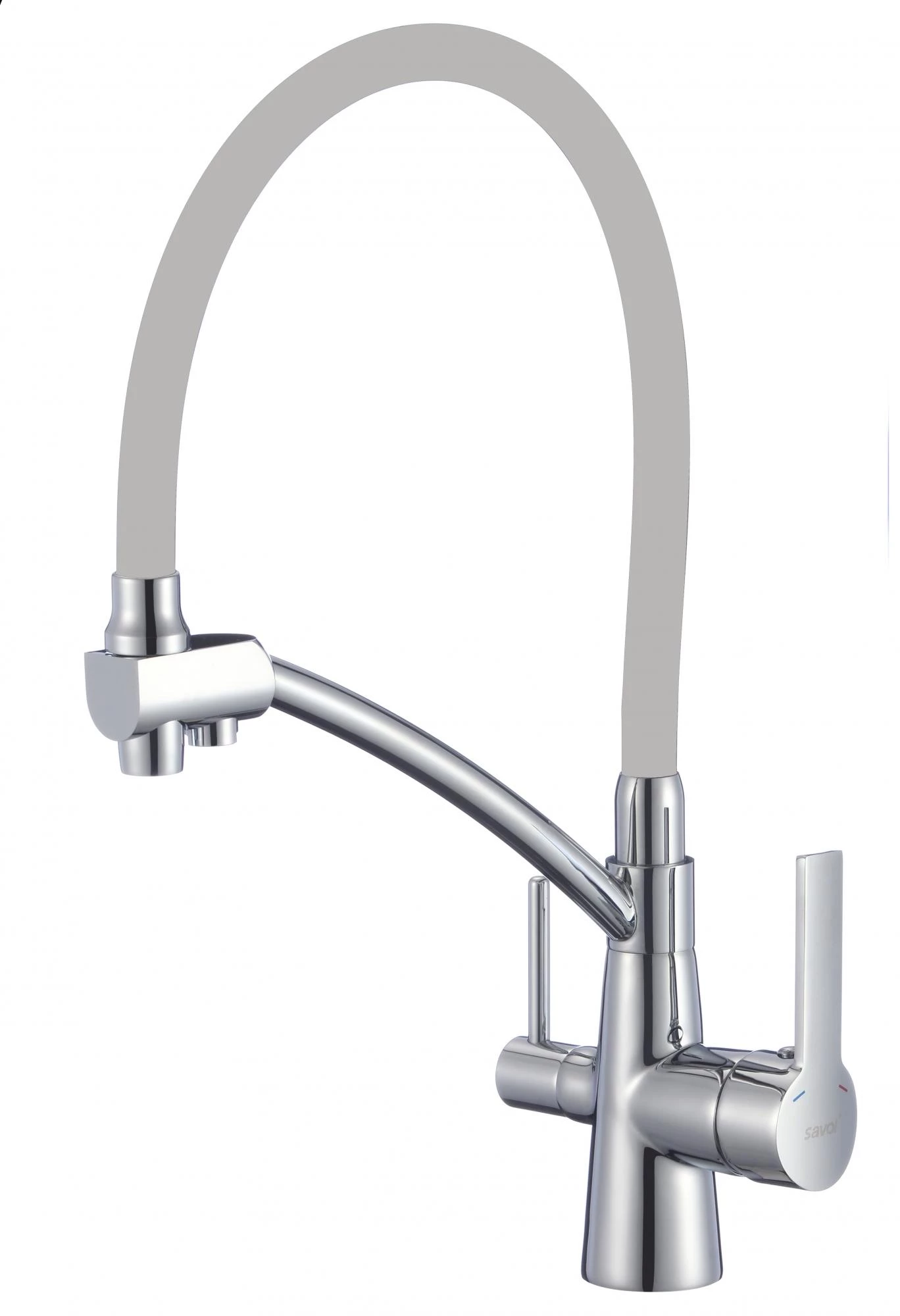 Смеситель хром для кухни под фильтр Savol (S-L1805-04) Смеситель хром для кухни под фильтр Savol (S-L1805-04) - фото 1
