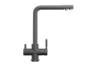 Смеситель для кухни ULGRAN Classic темно-серый (U-016-309)