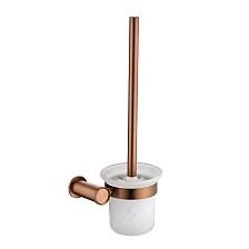 Ёршик для унитаза Lemark Зенит (ZENITH) подвесной, нержавеющая сталь, брашированное розовое золото (LMA-1621S-BRRG)