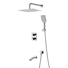 Душевая система Lemark Yeti термостатический для ванны и душа (LM7842С)