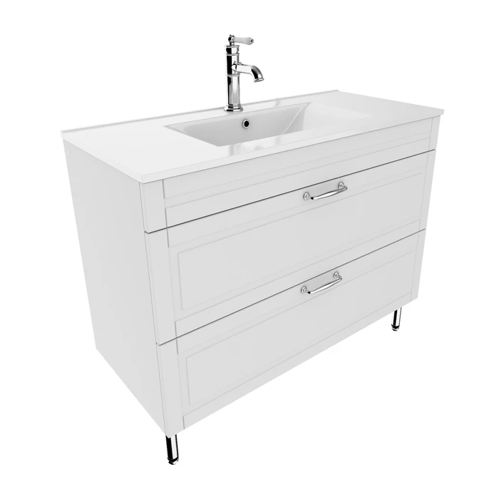 Тумба с умывальником IDDIS Oxford 100 см (OXF10W1i95K) Тумба с умывальником IDDIS Oxford 100 см (OXF10W1i95K) - фото 1