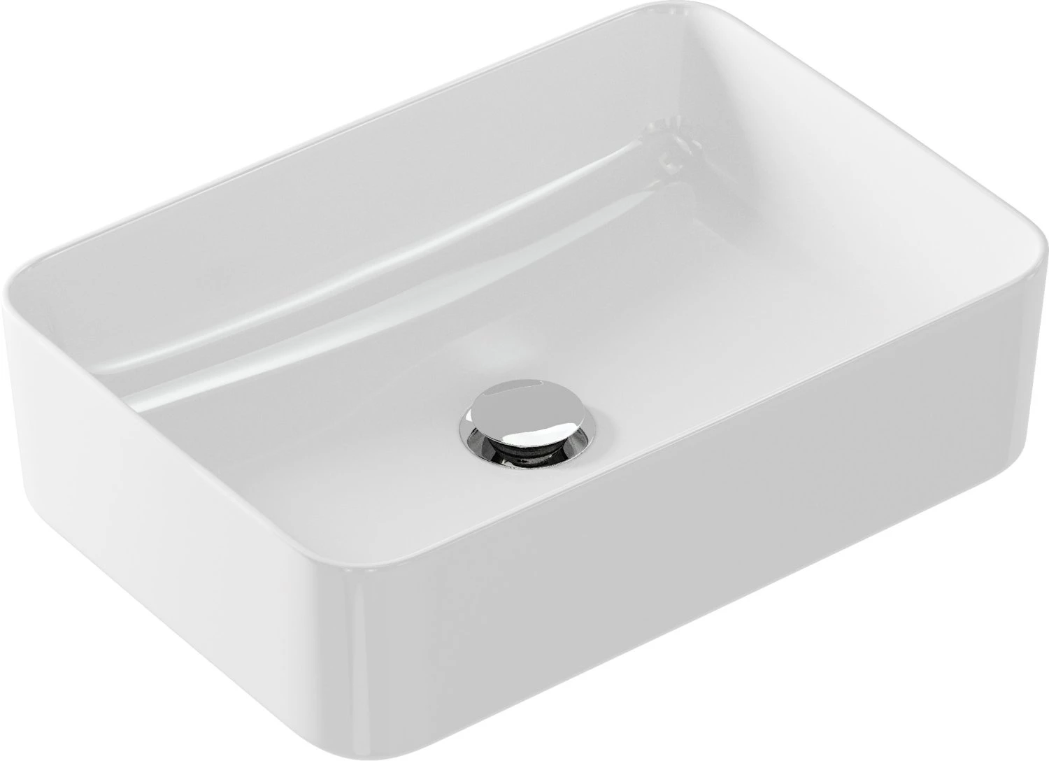 Раковина Cersanit  на столешницу CREA 50 RECTANGULAR 0 отв. (64755) - фото 1