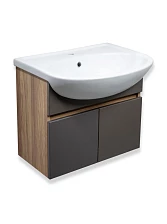Тумба Runo Лада 60 подвесная графит под умывальник 00000000154 (Уют 60) (00-00001369)