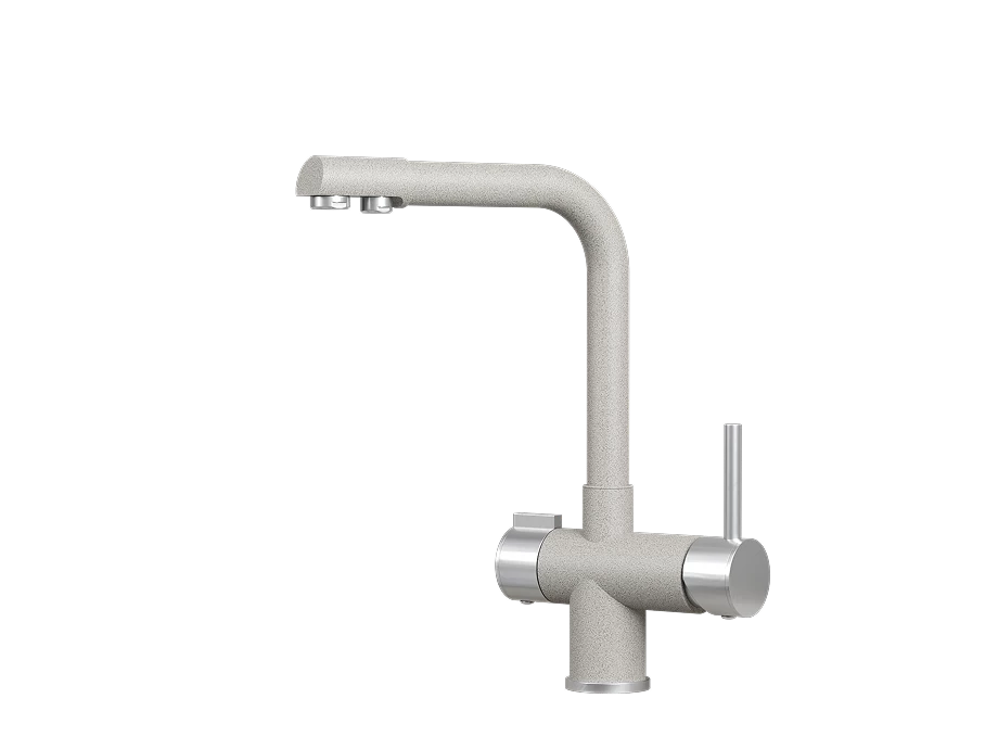 Смеситель для кухни GRANULA (5008, БАЗАЛЬТ)