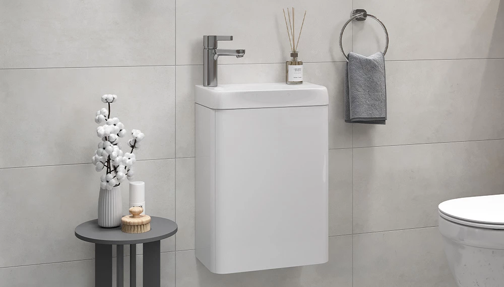 Тумба Velvex Bio 40 Maxi под раковину rkBIO.40-81 (Bio) (tp.BIO.BIO.MAXI.40.1D белый глянец) - фото 2