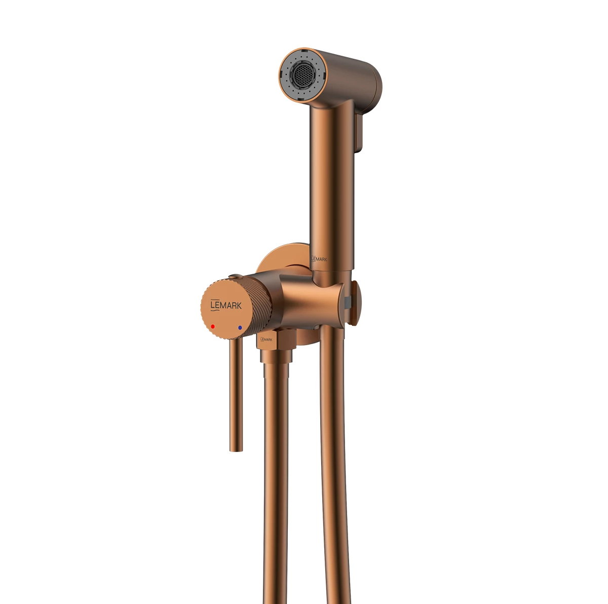 Смеситель Lemark Karelia с гигиеническим душем встраиваемый (LMF-2018S-BRRG)