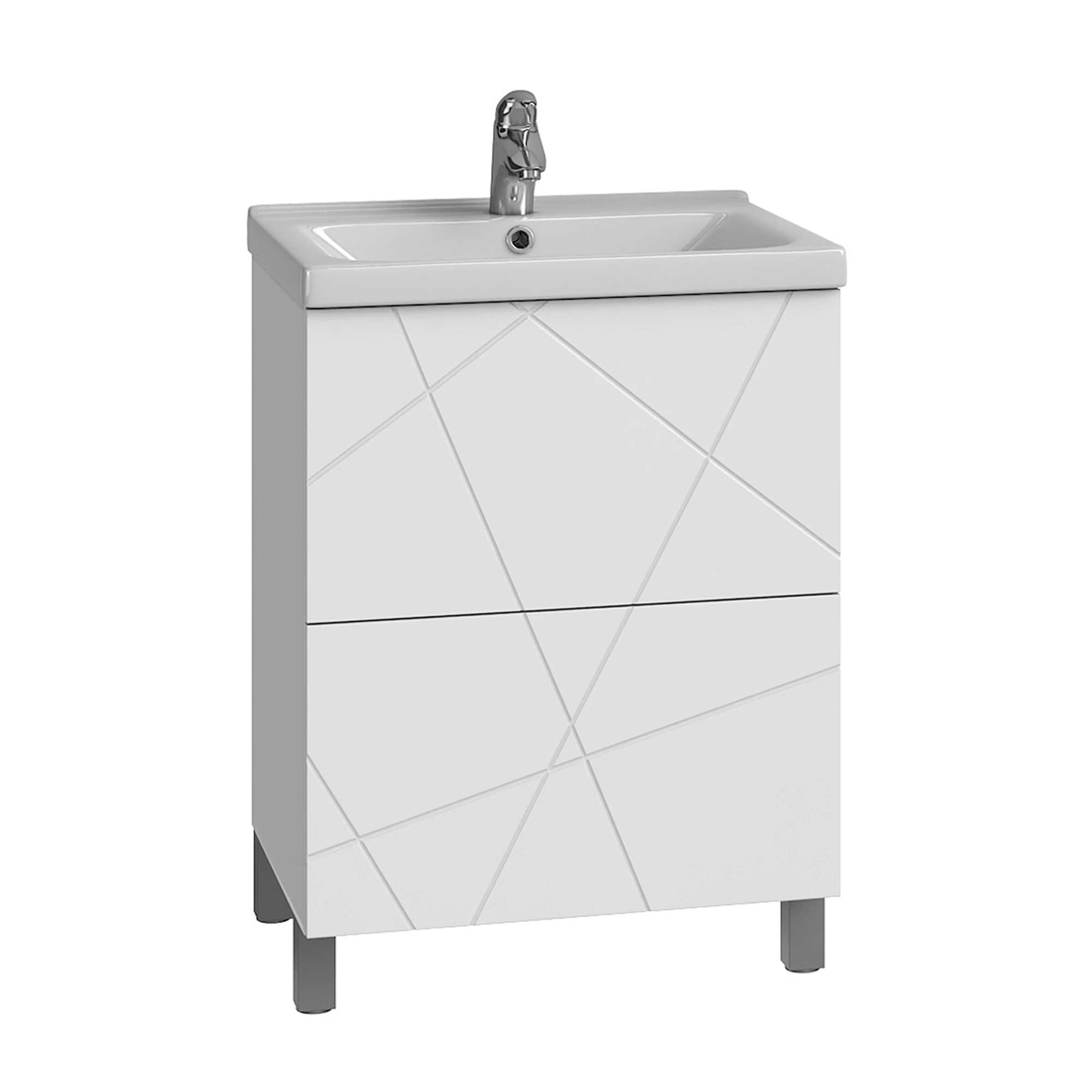 Тумба VIGO Geometry под раковину Geometry 600-0-2 (Como) (15) - фото 1