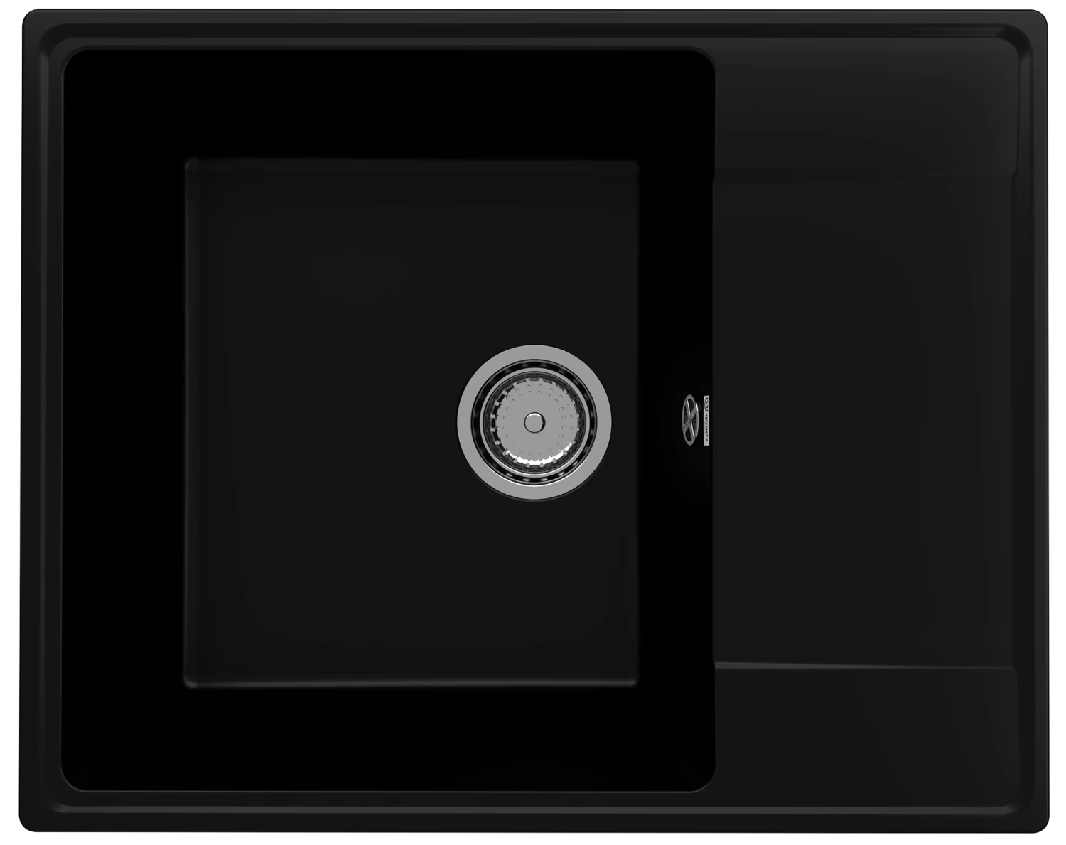 Мойка ULGRAN Quartz уголь (Prima 605-07) - фото 1