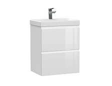 Тумба подвесная Cersanit MODUO 50 узкая белый под раковину S-UM-MOD50SL/1 (MODUO SLIM 50) (64124)