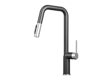 Смеситель для кухни GRANULA (9011, ШВАРЦ)