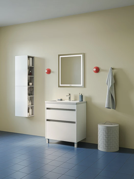 Тумба с умывальником, напольная, 70 см, белый, Zodiac X, IDDIS, (ZDX70WFi95K) - фото 3