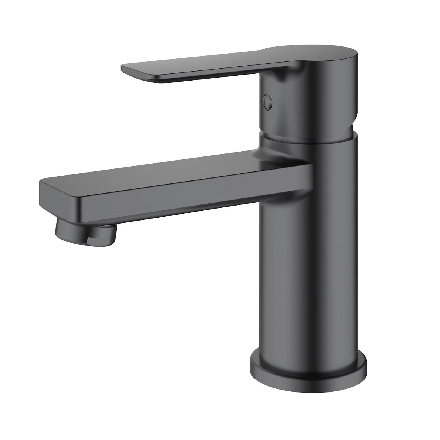 Смеситель Splenka для раковины монолитный, графит (S06.10.09) - фото 1