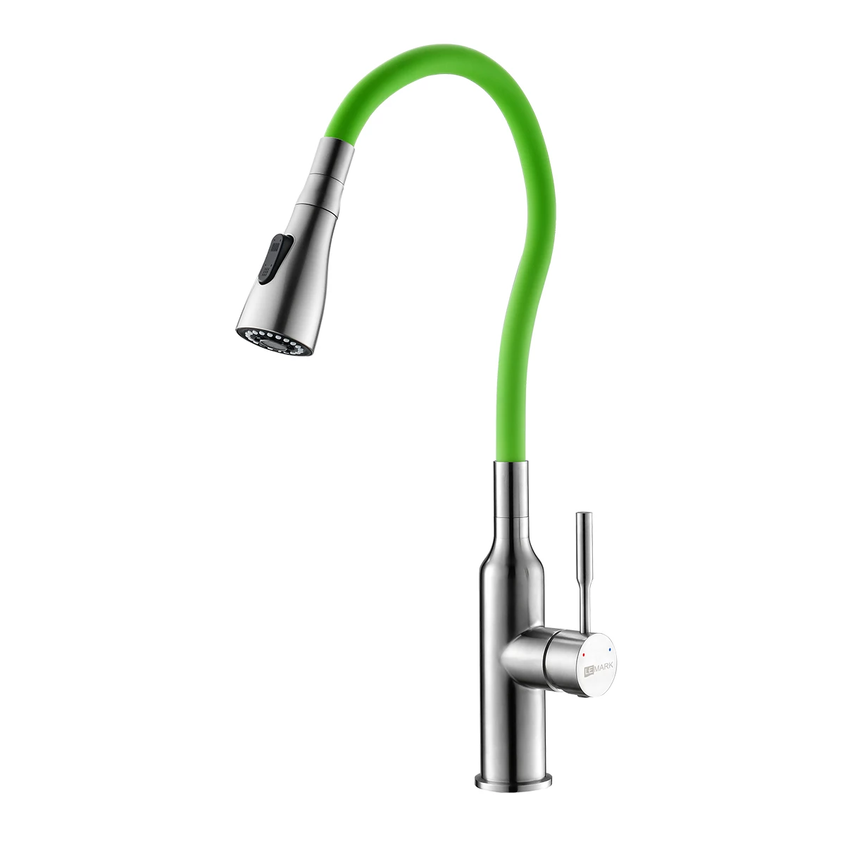 Смеситель для кухни Lemark с гибким изливом (LM5082S-Green) Смеситель для кухни Lemark с гибким изливом (LM5082S-Green) - фото 1