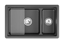 Кухонная мойка GRANULA кварц (7304iU, ШВАРЦ)