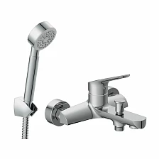 Комплект Cersanit FLAVIS 2 в 1 смеситель для ванны FLAVIS душевой гарнитур CARI (64509)