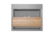 Кухонная мойка GRANULA ESTETICA (5804, АЛЮМИНИУМ)