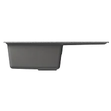 Мойка MIXLINE ML-GM31 с крылом  темно-серая (309) 770*500*190мм NEW (552190)
