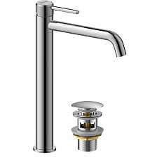 Смеситель Lemark Beluga для раковины высокий (LMF-8015B-C)