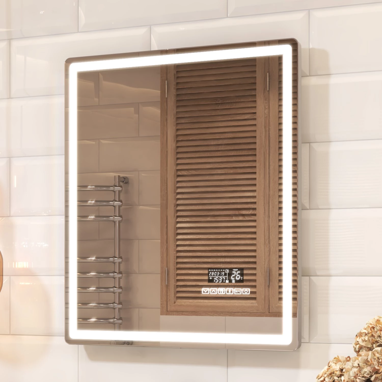 Зеркало VIGO Geometry Media voice 600 (044) - фото 1