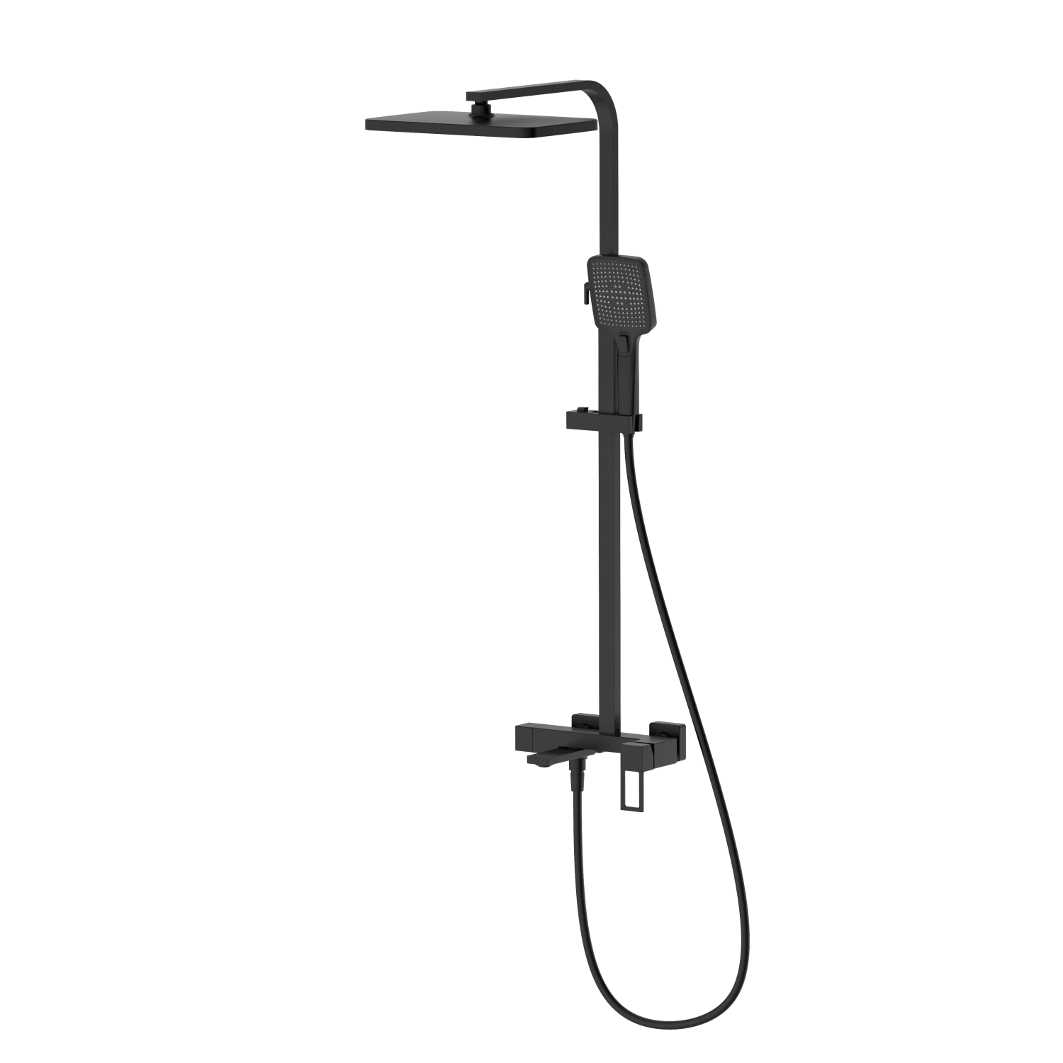 Душевая система со смесителем DQ Dortmund черный (DA1713705) - фото 1