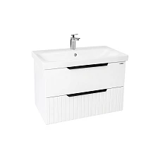Тумба VIANT "Сицилия" 2 ящика подвесная белая 425x764x520 под раковину .S-UM-MOD80/1 (MODUO 80) (VSIC80MDBEL-T2YP)