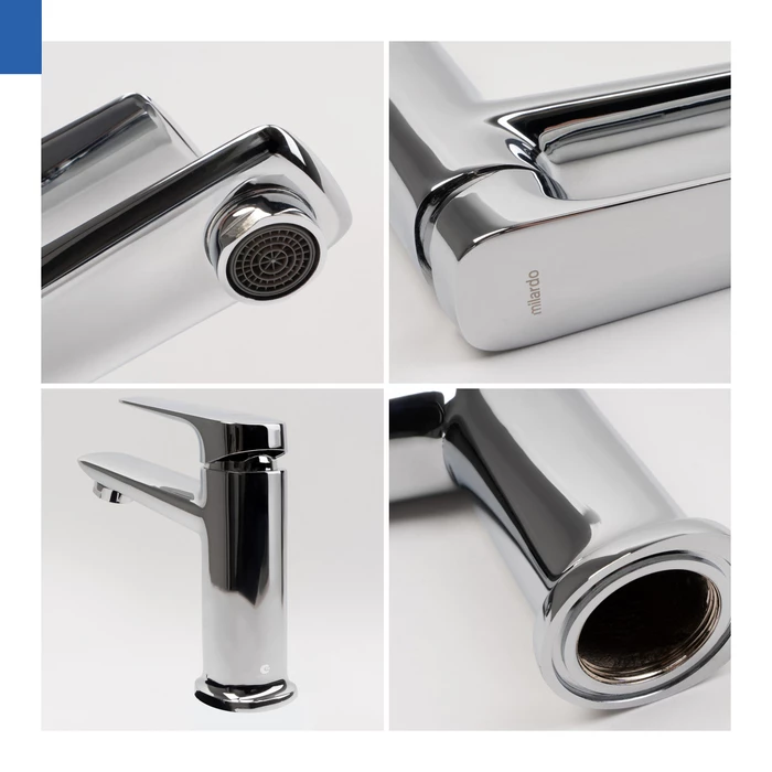 Cмеситель для умывальника Milardo Макс (Maks) хром глянцевый (MAKSB00M01) - фото 4