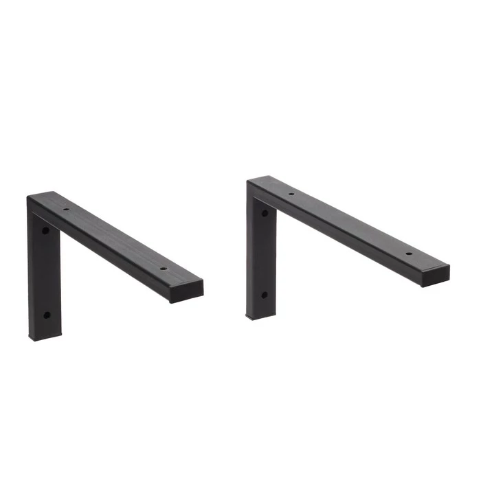 Кронштейн VIANT Г-образный черный, комплект 2 шт. (VKRCH4523-G) - фото 1