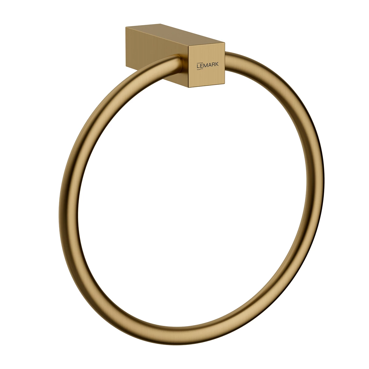 Полотенцедержатель Lemark VALDAY настенный, сталь, брашированное золото (LMA-8113S2-BRG)