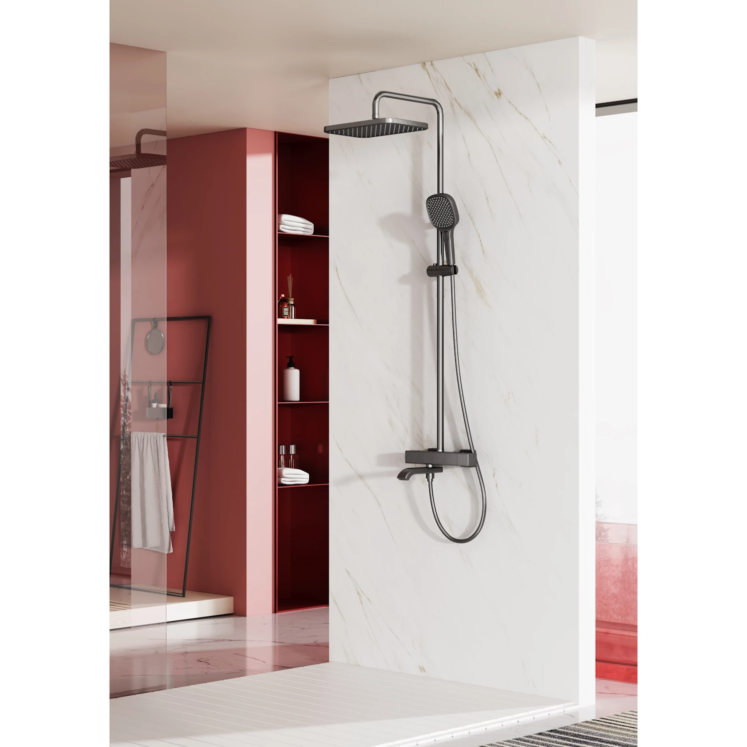 Душевая система Raglo с термостатом для ванны  (R22.26.09) - фото 2