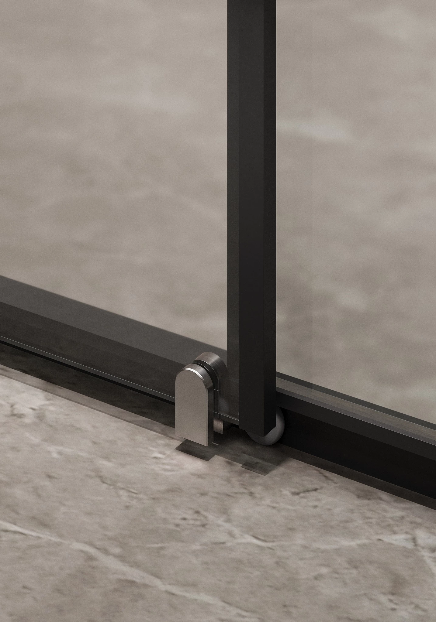 Душевая дверь Timo TD-120/03F-6, раздвижная 1950*1200, стекло матовое 6 мм (T02) - фото 5