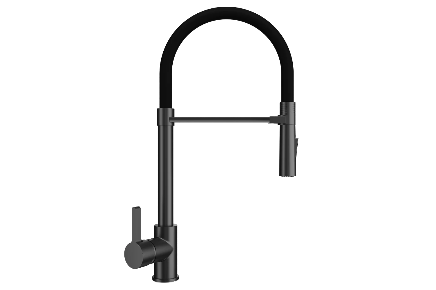 Смеситель для кухни Ulgran Classic (U-024 черный матовый)