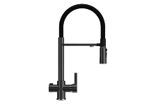 Смеситель для кухни Ulgran Classi (U-026 черный матовый)