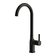 Смеситель для кухни Cersanit ELIO однорычажный черный (68261)