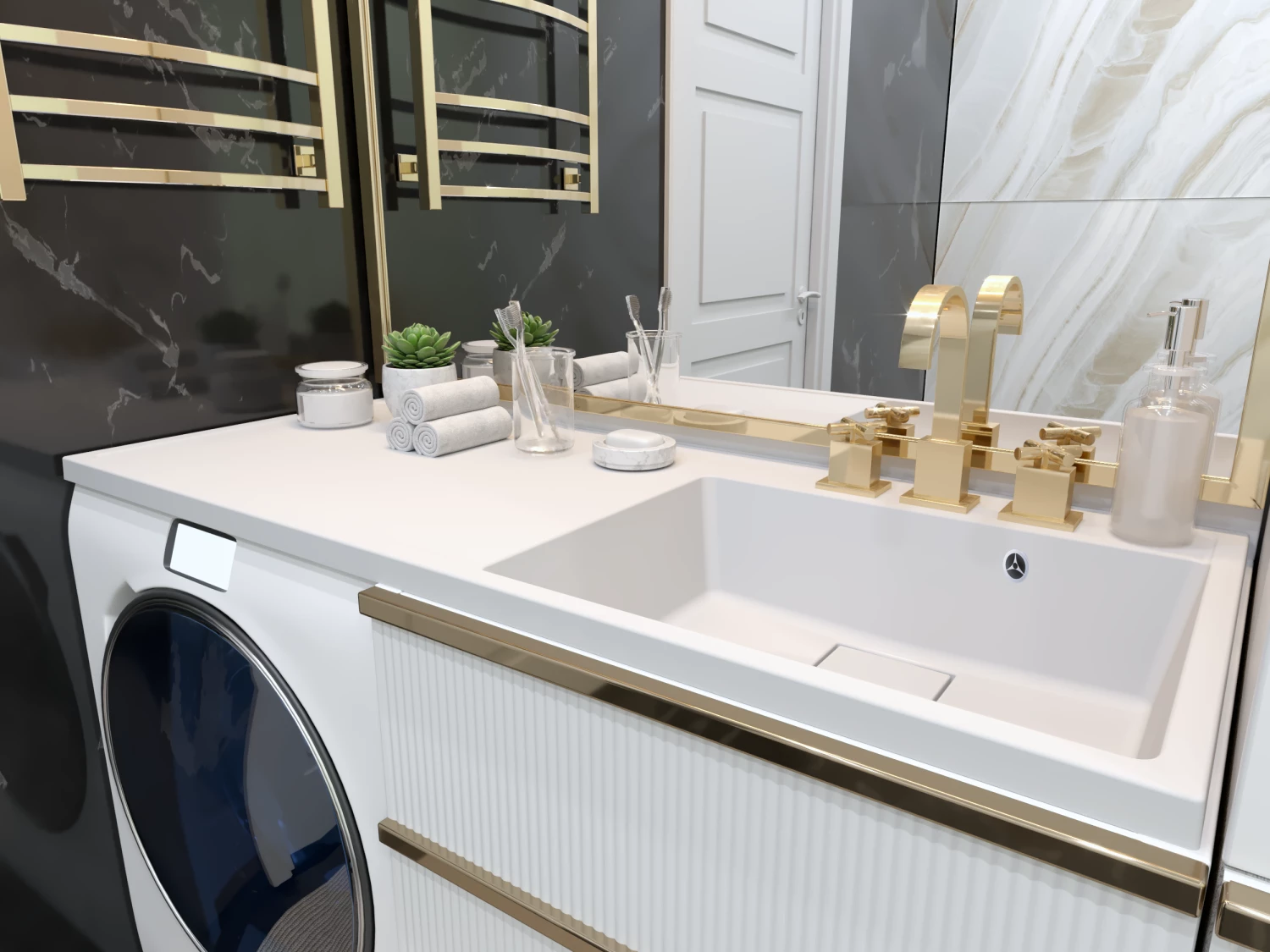 Раковина Paola Magenta правая чаша (Paola Magenta 1200 R) - фото 2