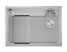 Кухонная мойка GRANULA KITCHEN SPACE RINZER кварц (7308R, АРКТИК)