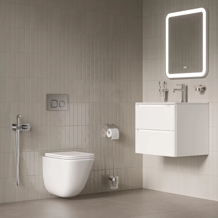 Унитаз подвесной безободковый c системой смыва Торнадо IDDIS Torr Q (TOQFDSEi25) - фото 3