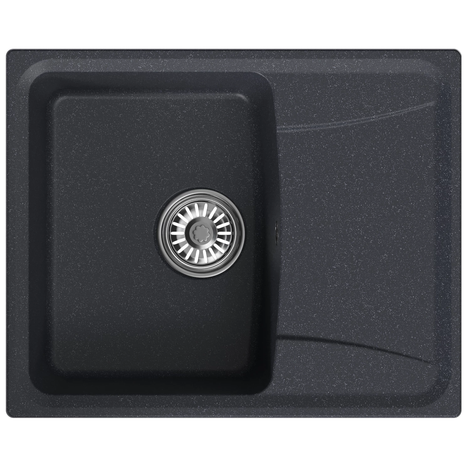 Мойка MIXLINE ML-GM26 с крылом антрацит (343) 580*470*190мм NEW (552086) Мойка MIXLINE ML-GM26 с крылом антрацит (343) 580*470*190мм NEW (552086) - фото 2
