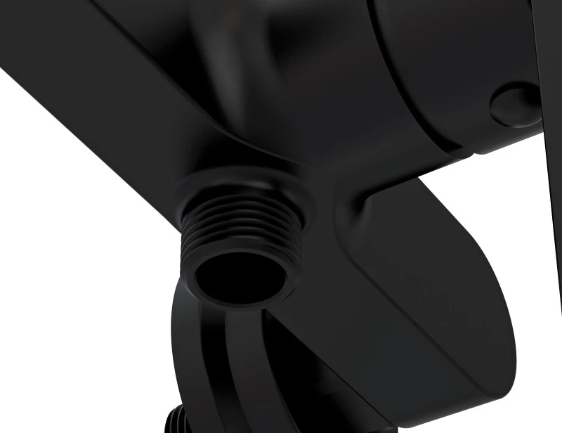 Смеситель для душа Cersanit BRASKO BLACK однорычажный черный (63109) - фото 4