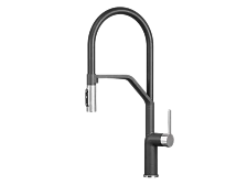 Смеситель для кухни GRANULA (9012, ЧЁРНЫЙ)