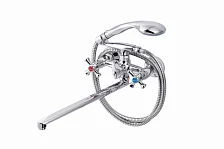 Смеситель для ванны с душем FAUZT FZs-701-07 тип См-ВУДРНШлА