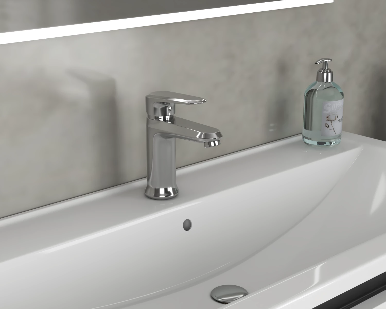 Смеситель для раковины RUSH Девон (Devon) (DE7535-11) - фото 2