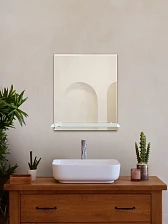 Зеркало DQ Гессен Гёте (Hessen Goethe) с полкой 50х60 фацет