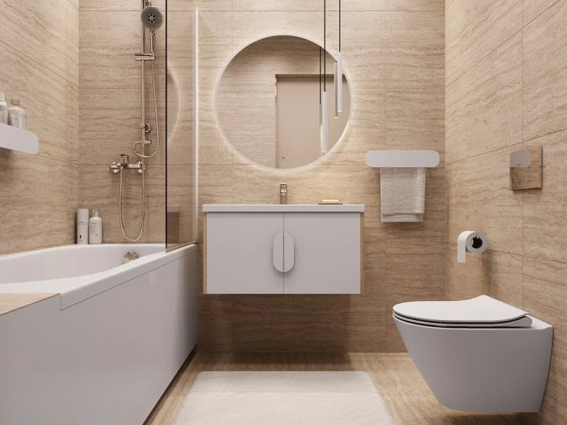 Тумба CERSANIT COMO 70 подвесная белая под раковину S-UM-COM70/1-w (COMO 70) (69338) - фото 12