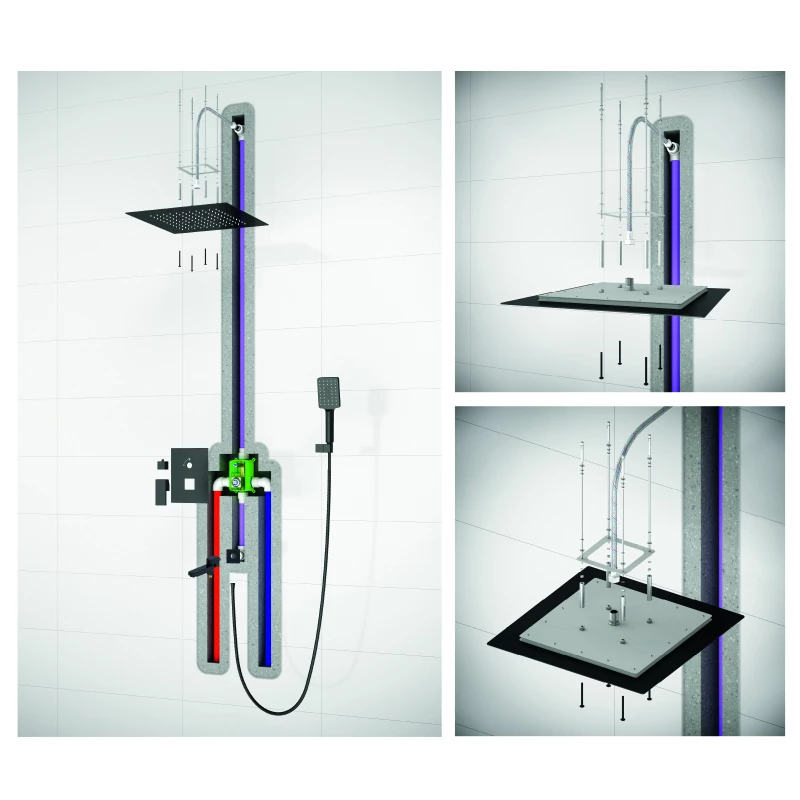 Душевая система встроенная Timo Selene белый матовый (SX-2039/16SM) - фото 2