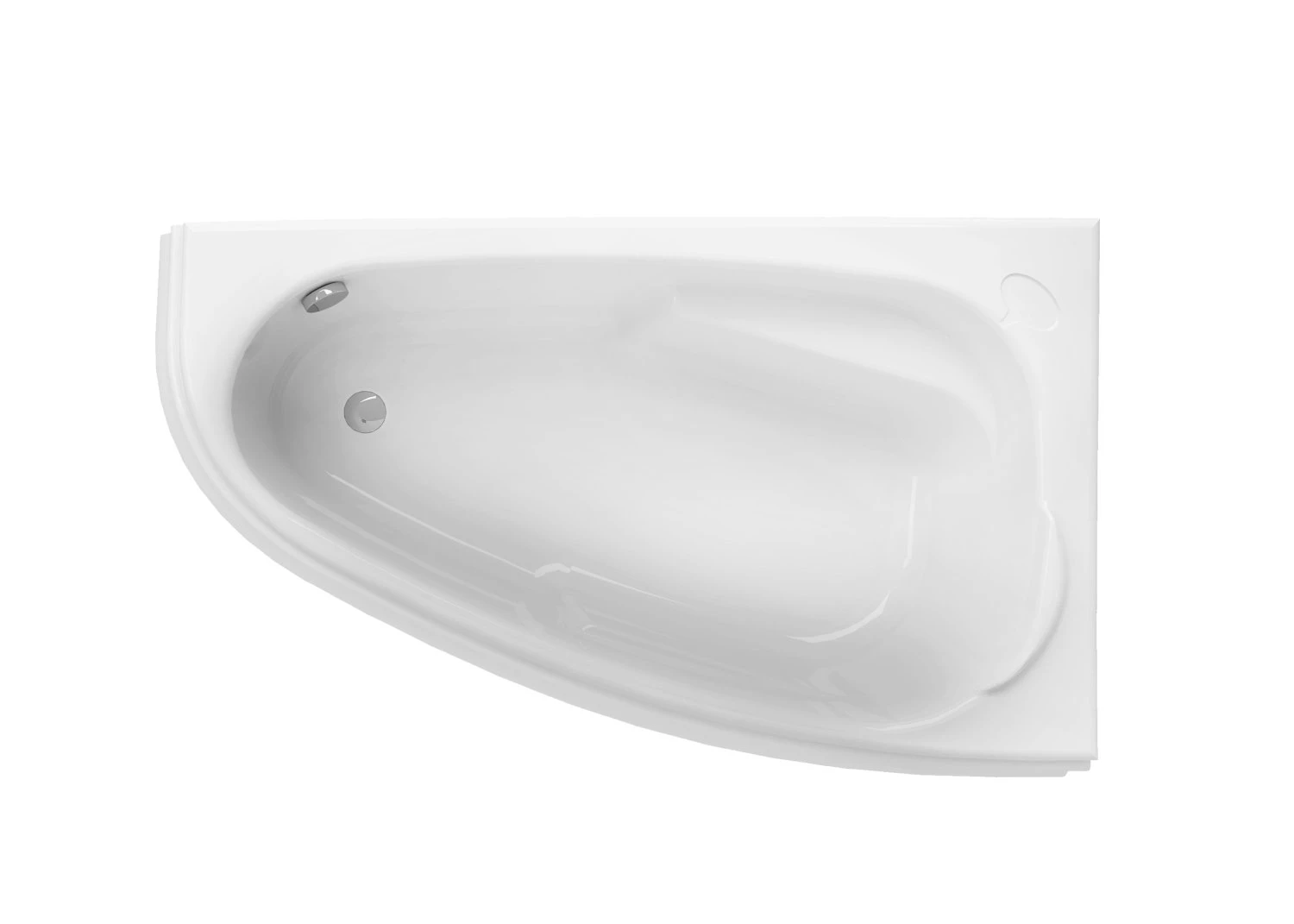 Ванна Cersanit  асимметричная JOANNA NEW 140x90 правая белый (63335) - фото 1