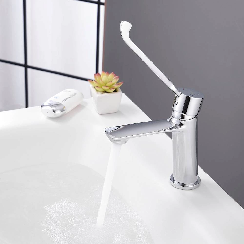 Смеситель для раковины BELZ хром (B10019) - фото 9