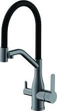 Смеситель для кухни BELZ цвет: оружейная сталь (B78815-3)