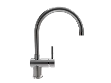 Смеситель ULGRAN Steel 021-001, цвет "брашированная сталь" (US-021-001)